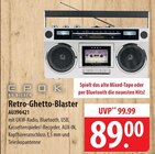 EPOK by Bigben Retro-Ghetto-Blaster Angebote bei famila Nordost Gifhorn für 89,00 €