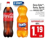 Coca-Cola, Fanta, Sprite oder mezzo mix  im aktuellen EDEKA Prospekt für 1,19 €