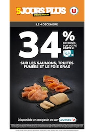 Catalogue Super U à Chaumont, avec 1 page Prospectus Super U à Chaumont, "5 JOURS PLUS U", 1 page, 04/12/2025 - 04/12/2025