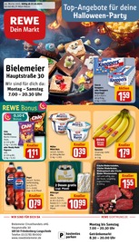 Cola im REWE Prospekt in Fröndenberg Aktueller REWE Prospekt mit Cola, "Dein Markt", Seite 1