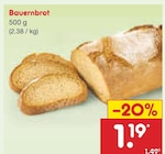 Bauernbrot im Netto Marken-Discount Prospekt Bauernbrot von im aktuellen Netto Marken-Discount Prospekt für 1,19 €