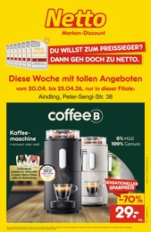 Aktueller Netto Marken-Discount Prospekt, "Diese Woche mit tollen Angeboten", mit Angeboten der Woche, gültig von 20.04.2026 bis 20.04.2026