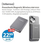 Powerbank Magnetic Wireless MW10000 von Intenso im aktuellen V-Markt Prospekt für 22,99 €