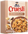 Cruesli 3 chocolats - Quaker en promo chez Intermarché Cruesli 3 chocolats - Quaker dans le catalogue Intermarché