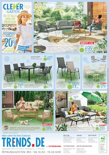 Gartensitzmöbel im Trends Prospekt "TRENDS FOR FRIENDS" mit 8 Seiten (Essen)