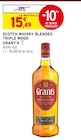 Scotch Whisky Blended Triple Wood - Grant's - Intermarché Hyper Scotch Whisky Blended Triple Wood - Grant's à 15,49 € dans le catalogue Intermarché Hyper