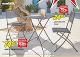 Gartenklapptisch Angebote von ambia garden bei XXXLutz Möbelhäuser Wesel für 14,90 €