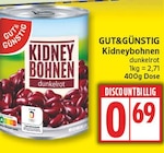 Kidneybohnen dunkelrot von GUT&GÜNSTIG im aktuellen EDEKA Prospekt