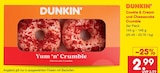 Cookie & Cream und Cheesecake Crumble von Dunkin' im aktuellen Netto Marken-Discount Prospekt