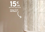 Voilage Tenali en promo chez Maxi Bazar Antony à 15,99 €