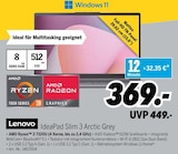 MEDIMAX Limburg - IdeaPad Slim 3 Arctic Grey Angebot im Prospekt IdeaPad Slim 3 Arctic Grey bei MEDIMAX im Limburg Prospekt für 369,00 €