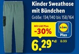 Kinder Sweathose mit Bündchen für 6,29 € bei Lidl im Angebot Kinder Sweathose mit Bündchen im aktuellen Lidl Prospekt