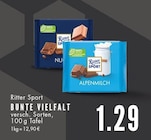 Bunte Vielfalt Angebote von Ritter Sport bei E center Gelsenkirchen für 1,29 €