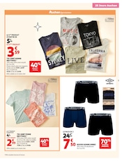 Promos Boxer Homme dans le catalogue "25 JOURS AUCHAN" de Auchan Hypermarché Boxer Homme en promo dans le catalogue Auchan Hypermarché à la page 7