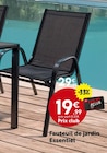 Fauteuil de jardin essentiel - Maxi Bazar à Clichy Fauteuil de jardin essentiel en promo chez Maxi Bazar Clichy à 19,99 €