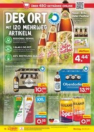 Bier im Netto Marken-Discount Prospekt "Aktuelle Angebote" auf Seite 16