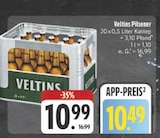 Pilsener im Angebot bei E center in Nürnberg Pilsener Angebote von Veltins bei E center Nürnberg für 10,49 €