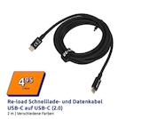 Schnelllade- und Datenkabel USB-C auf USB-C (2.0) von Re-load im aktuellen Action Prospekt für 4,95 €