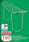 Aktuelle Wäscheständer Angebote bei GLOBUS in Siegen (Universitätsstadt) Aktuelles Standtrockner Classic Angebot bei GLOBUS in Siegen (Universitätsstadt) ab 19,99 €