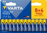 Longlife Power Batterien im Angebot bei Lidl in Siegen Longlife Power Batterien Angebote von VARTA bei Lidl Siegen für 3,99 €