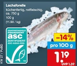 Lachsforelle Angebote bei Netto Marken-Discount Pirmasens für 1,19 €