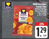 Crunchy Chips Smoky Paprika im E center Prospekt Crunchy Chips Smoky Paprika von EDEKA Herzstücke im aktuellen E center Prospekt für 1,29 €