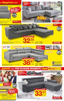 Couch im Opti-Megastore Prospekt "Mega Relax Sale" mit 12 Seiten (Würzburg)