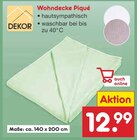 Wohndecke Piqué im Angebot bei Netto Marken-Discount in Lörrach Wohndecke Piqué Angebote von DEKOR bei Netto Marken-Discount Lörrach für 12,99 €