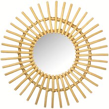 Miroir bambou Ø 40 cm - Mr Bricolage à Courbevoie Miroir bambou Ø 40 cm en promo chez Mr Bricolage Courbevoie à 12,90 €