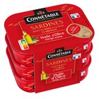 Sardines à l'huile - CONNETABLE en promo chez Carrefour Market Quimper à 6,85 €