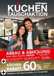 Zurbrüggen Möbel & Einrichtung Prospekt der aktuellen Woche mit 4 Seiten, gültig von 05.08.2026 bis 31.08.2026, in Ostbevern und Umgebung Aktueller Zurbrüggen Möbel & Einrichtung Prospekt in Ostbevern und Umgebung, "KÜCHEN TAUSCHAKTION" mit 4 Seiten, 05.08.2026 - 31.08.2026