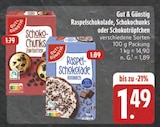 Aktuelle Süßigkeiten Angebote bei E center in Jena Aktuelles Schokochunks Zartbitter Angebot bei E center in Jena ab 1,49 €