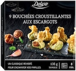 9 bouchées croustillantes aux escargots - DELUXE en promo chez Lidl Châteauroux à 3,49 €