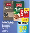 Filterkaffee von Melitta für 5,49 € bei E center im Angebot Filterkaffee von Melitta im aktuellen E center Prospekt