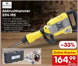Aktuelle Bohrmaschine Angebote bei Netto Marken-Discount in Wuppertal Aktuelles Abbruchhammer STH-195 Angebot bei Netto Marken-Discount in Wuppertal ab 164,99 €