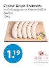 Cheese-Onion-Bratwurst von Stöckle Metzgerei im aktuellen V-Markt Prospekt für 1,19 €