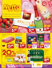 Aktueller Netto Marken-Discount Prospekt mit Bier, "Aktuelle Angebote", Seite 1
