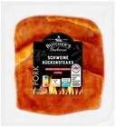Schweine-Rückensteaks im Angebot bei REWE in Heidenheim Schweine-Rückensteaks Angebote von Butcher’s Barbecue bei REWE Heidenheim für 4,44 €