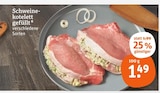 Aktuelle Schweinefleisch Angebote bei tegut in Stuttgart Aktuelles Schweinekotelett gefüllt Angebot bei tegut in Stuttgart ab 1,49 €