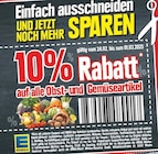 10% Rabatt auf alle Obst- und Gemüseartikel bei EDEKA im Hennigsdorf Prospekt für 