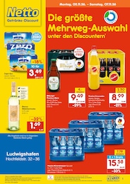 Netto Marken-Discount Prospekt für Ludwigshafen mit 2 Seiten Netto Marken-Discount Prospekt für Ludwigshafen: "DER ORT, AN DEM DU IMMER AUSGEZEICHNETE PREISE FINDEST.", 2 Seiten, 02.11.2026 - 07.11.2026