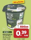 Naturjoghurt im Angebot bei famila Nordwest in Oldenburg Naturjoghurt Angebote von Naturwert Bio bei famila Nordwest Oldenburg für 0,39 €