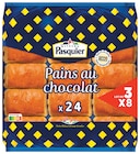 Pains au chocolat x24 - PASQUIER en promo chez Intermarché Hyper Pains au chocolat x24 - PASQUIER dans le catalogue Intermarché Hyper
