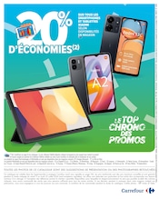 Smartphone Angebote im Prospekt "LE TOP CHRONO DES PROMOS" von Carrefour auf Seite 2