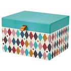 Schmuckkästchen mit Fächern Harlekinmuster/bunt von BUSENKEL für 11,99 € bei IKEA im Angebot Schmuckkästchen mit Fächern Harlekinmuster/bunt von BUSENKEL im aktuellen IKEA Prospekt