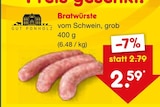 Bratwürste Angebote von Gut Ponholz bei Netto Marken-Discount Bamberg für 2,59 €