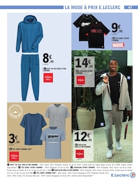 Offre Sweat Homme dans le catalogue E.Leclerc du moment à la page 47