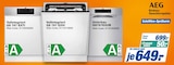 Einbau- Geschirrspüler im Angebot bei expert in Lüneburg Einbau- Geschirrspüler Angebote von AEG bei expert Lüneburg für 649,00 €