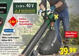 Akku-Laubsauger/-bläser 40 V von Parkside für 39,99 € bei Lidl im Angebot Akku-Laubsauger/-bläser 40 V von Parkside im aktuellen Lidl Prospekt