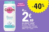 Crème lavante - CADUM en promo à 2,69 € chez E.Leclerc Crème lavante - CADUM dans le catalogue E.Leclerc